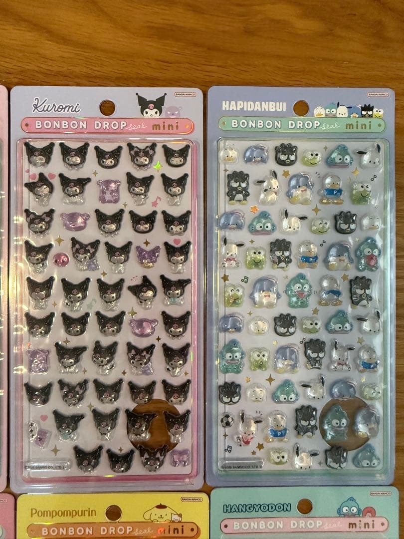 サンリオmini 正規品 8種類セット ボンドロ ボンボンドロップシール