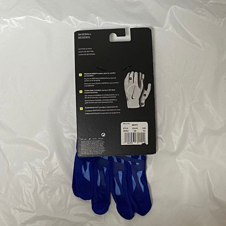 超限定 ヤンキース リゾ 支給品 NIKE バッティンググローブ 2XLサイズ