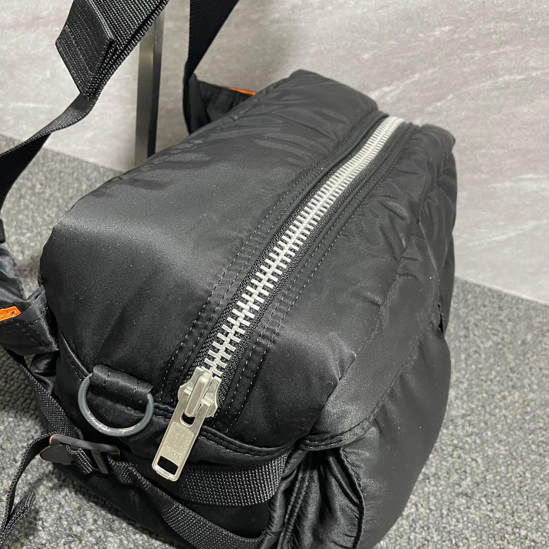 未使用級✨ PORTER タンカー ボディバッグウエストバック 黒 ヒップバッグ