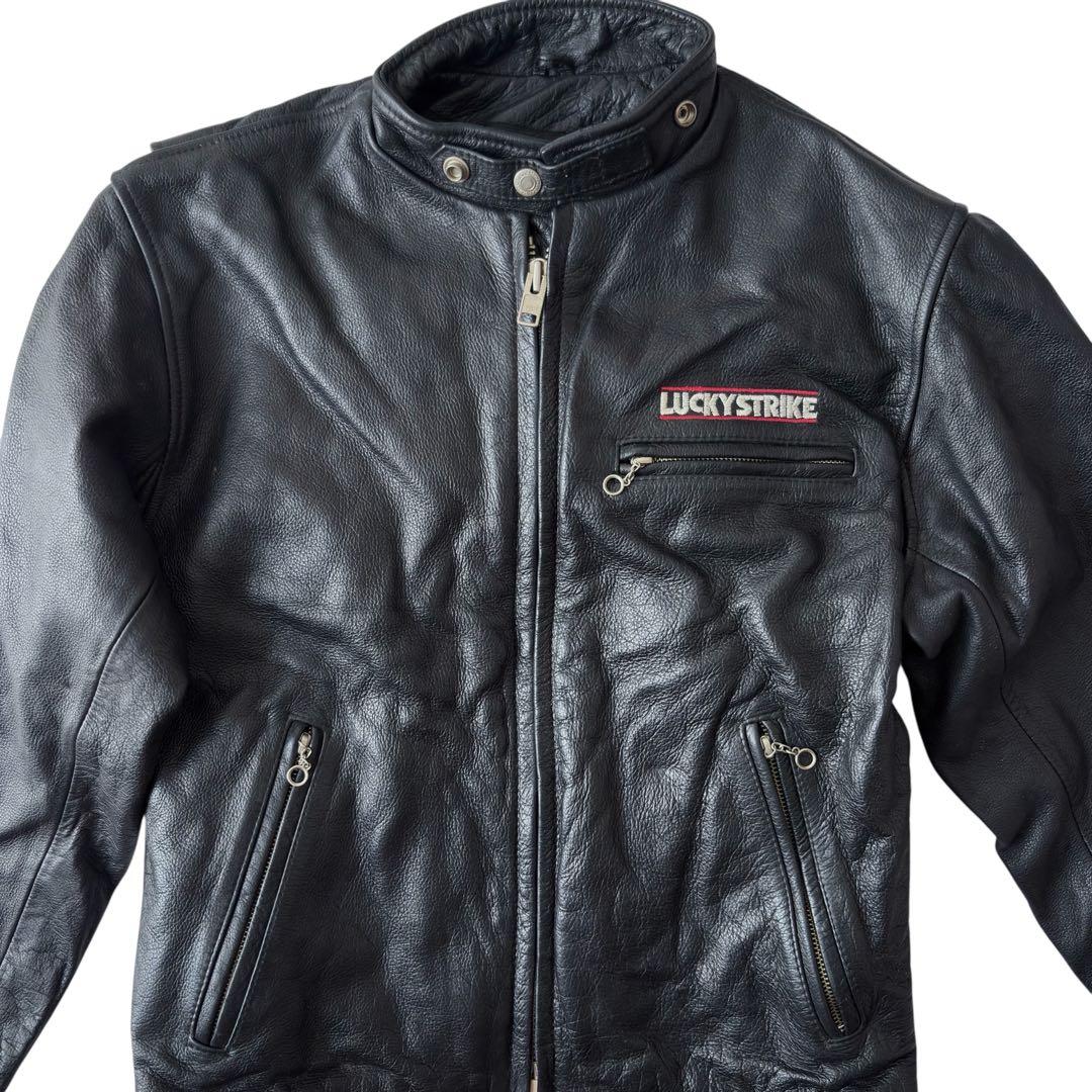 LUCKY STRIKE ラッキーストライク ライダース ジャケット Mサイズ