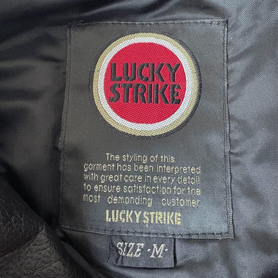LUCKY STRIKE ラッキーストライク ライダース ジャケット Mサイズ