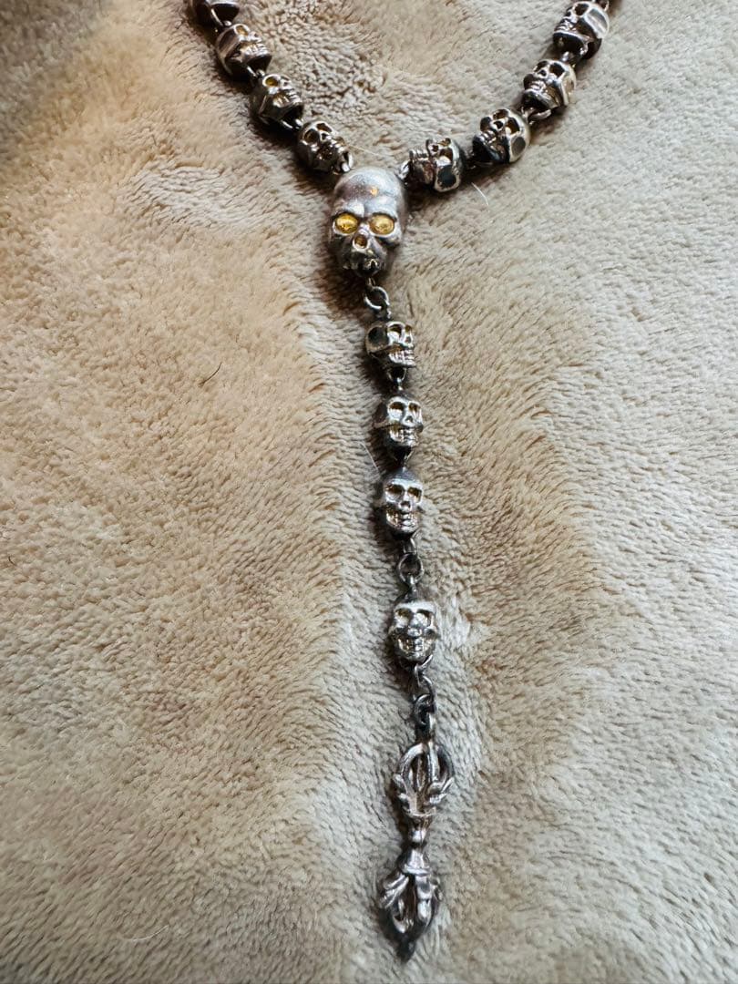 GARRARD ガラード スカルネックレス ジェイド ジャガーコレクション