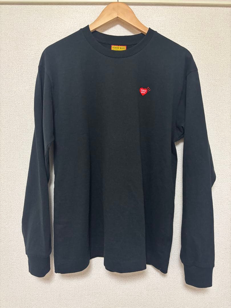 最安値　HUMAN MADE 長袖HEART BADGE L/S T-SHIRT
