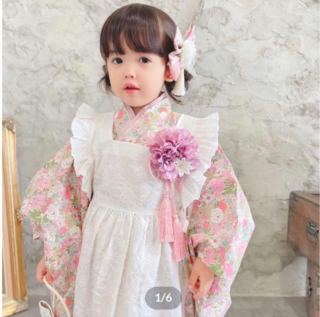 り*ん様 mocomocopowan 七五三　上下着物＆被布コートセット