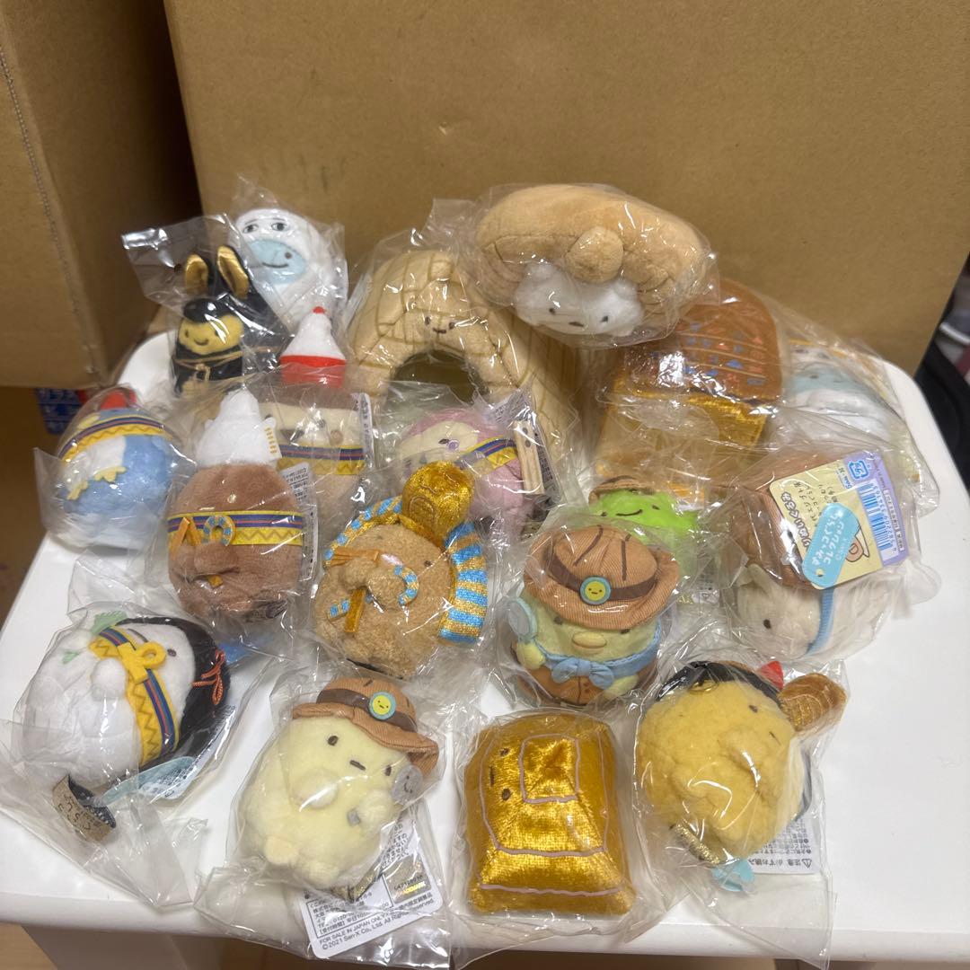 すみっコぐらし　コラボ　てのりぬいぐるみ 17点