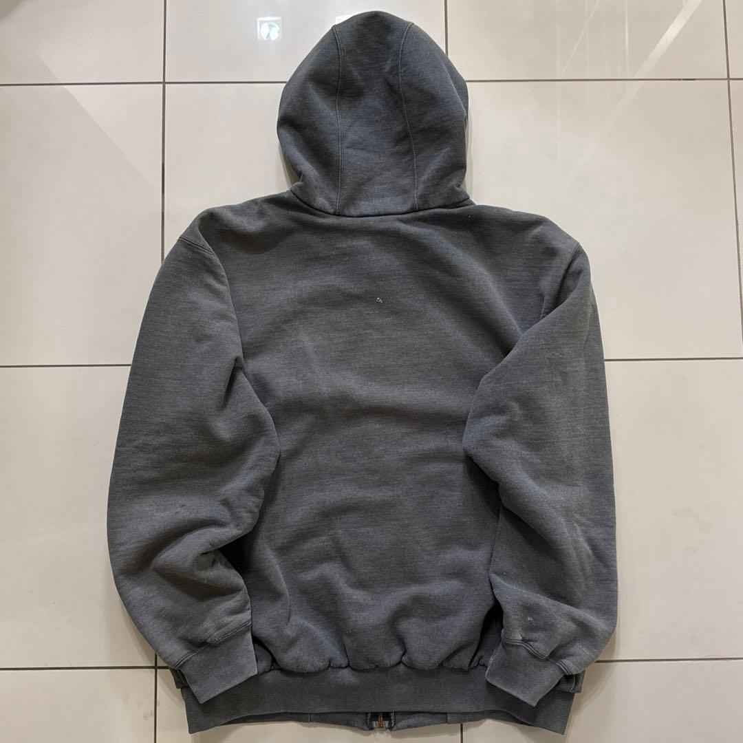 00's Carhartt 裏地サーマル ジップパーカ レアカラー J149