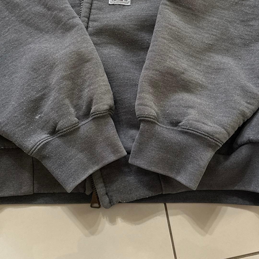 00's Carhartt 裏地サーマル ジップパーカ レアカラー J149