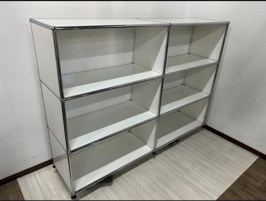 USMハラー　キャビネット白　2列3段