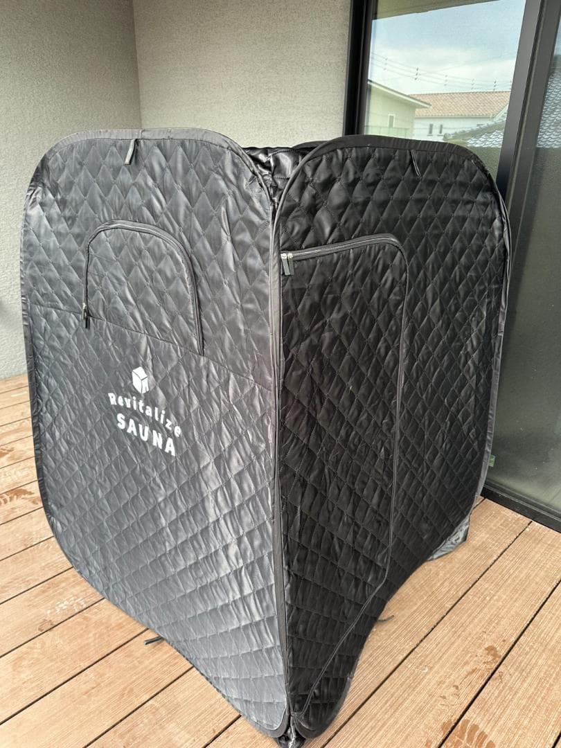 おうちDEサウナ『Rich』：ストーブ【2台】＋２人用テント 専用ひしゃく付