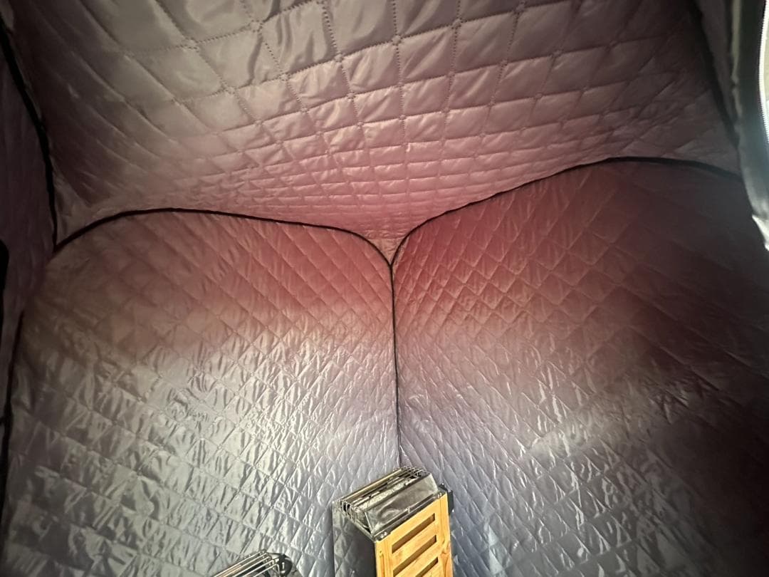 おうちDEサウナ『Rich』：ストーブ【2台】＋２人用テント 専用ひしゃく付