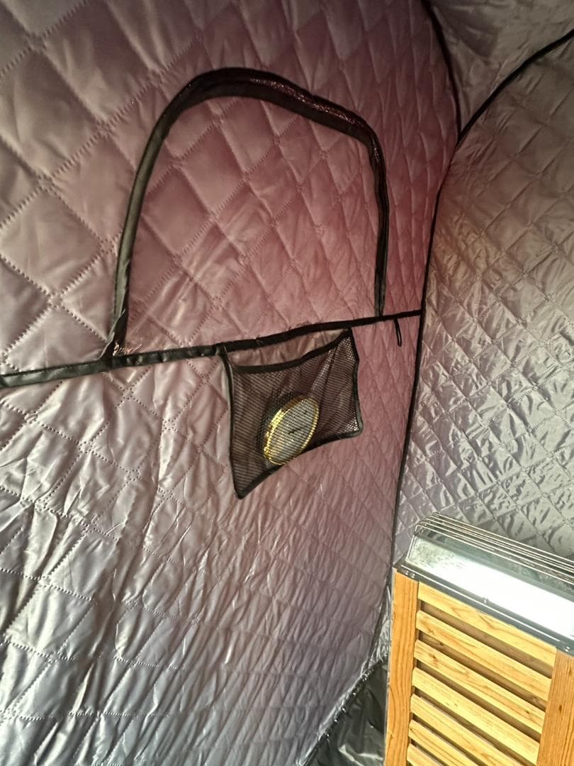 おうちDEサウナ『Rich』：ストーブ【2台】＋２人用テント 専用ひしゃく付