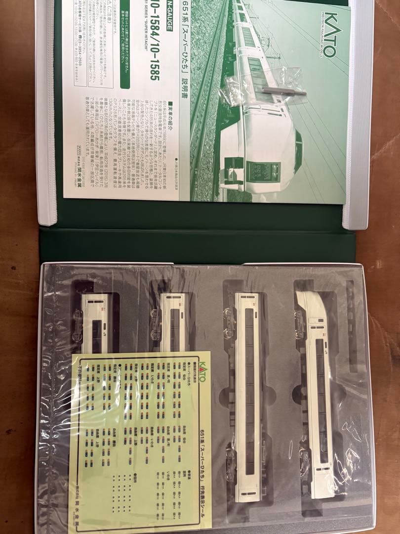 KATO 651系 スーパーひたち Nゲージ 4両セット