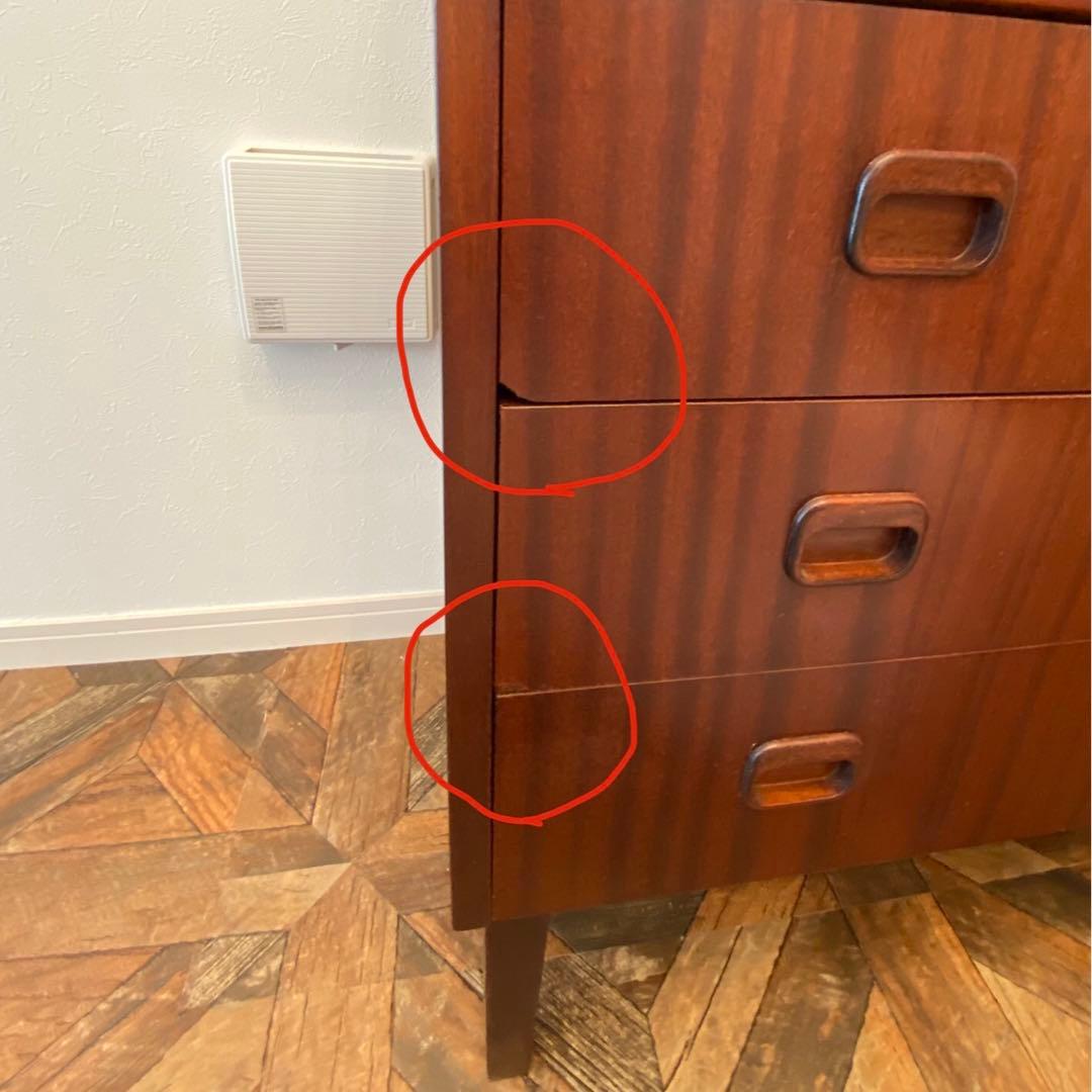 北欧家具　鍵付　スウェーデン　ヴィンテージ　バレル型　ライティングビューロー