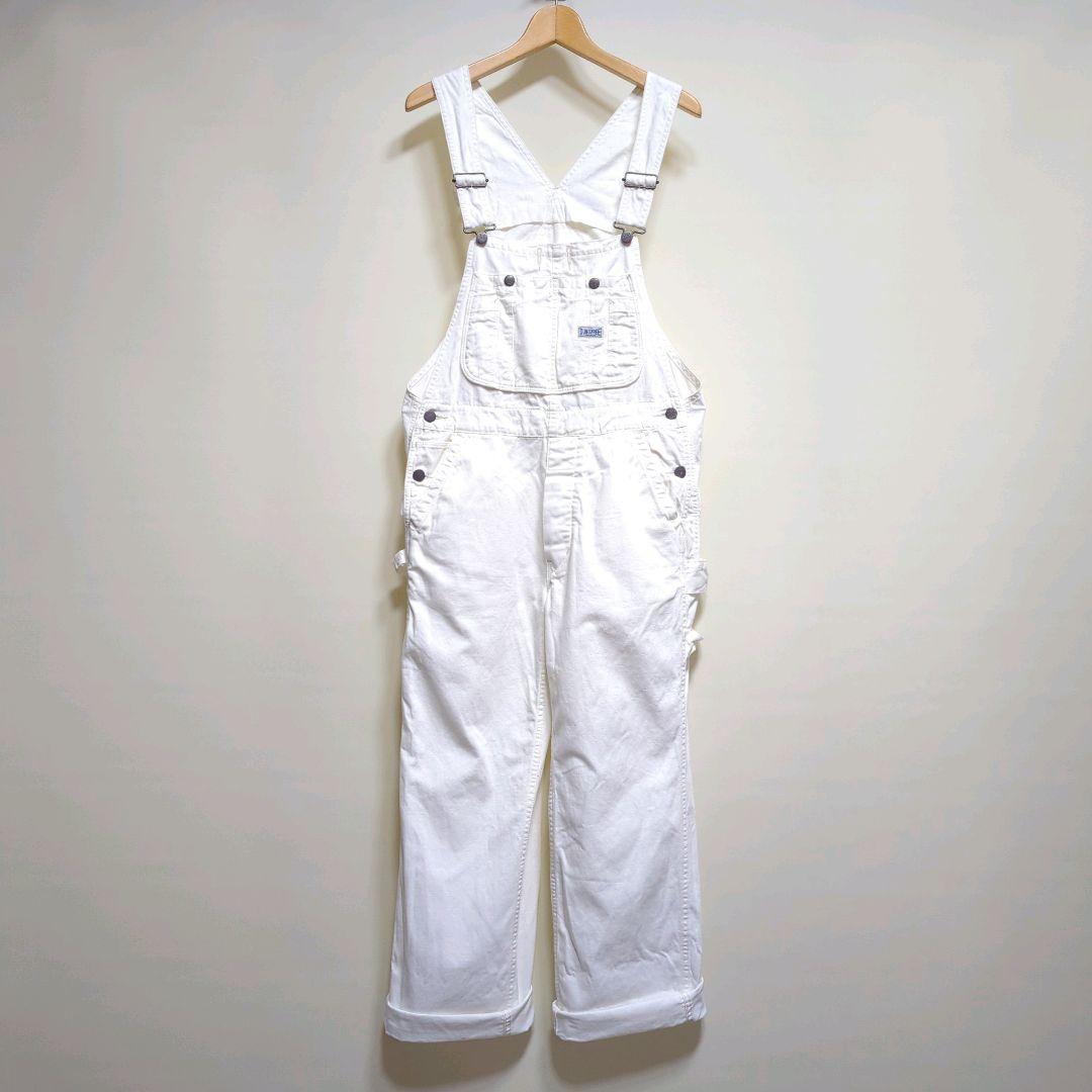 ★150 DENIM DUNGAREE ホワイト デニム オーバーオール