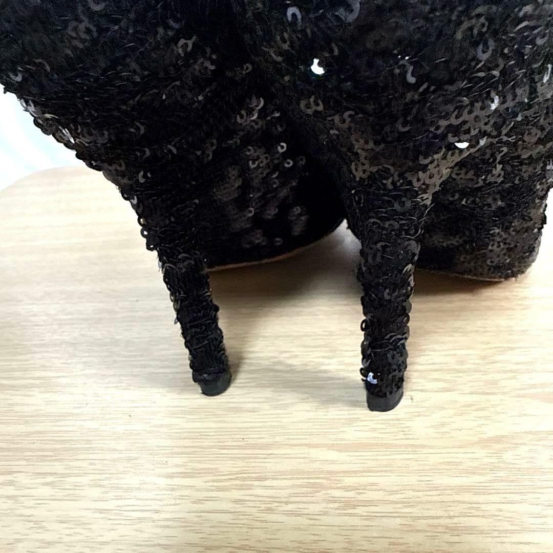 【美品】DOLCE&GABBANA ドルチェ&ガッバーナ　ハイヒールスパンコール