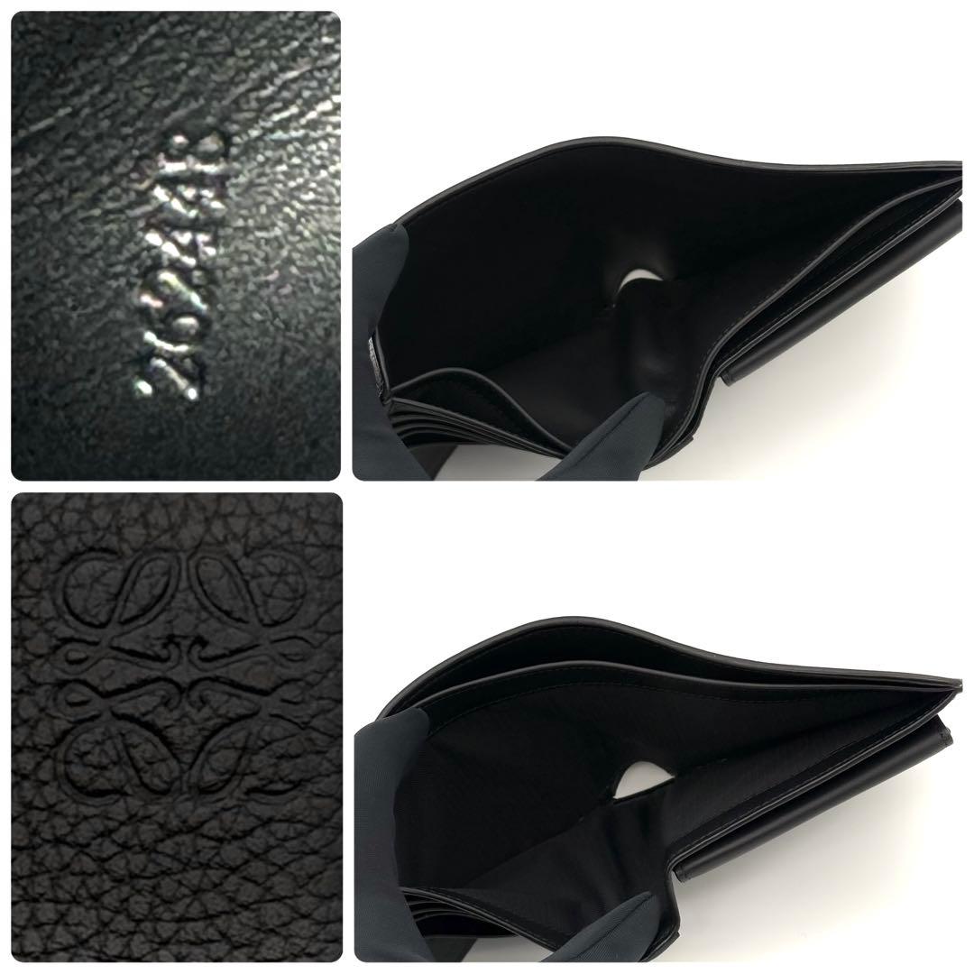 ロエベ 折財布 アナグラム バイフォールド ウォレット コンパクト2495