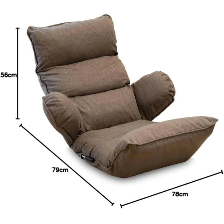 【美品】座椅子 14段階調整可能　リクライニング