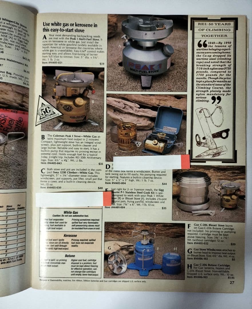 オプティマス　スベア123 OPTIMUS SVEA 123 箱付 カタログ付