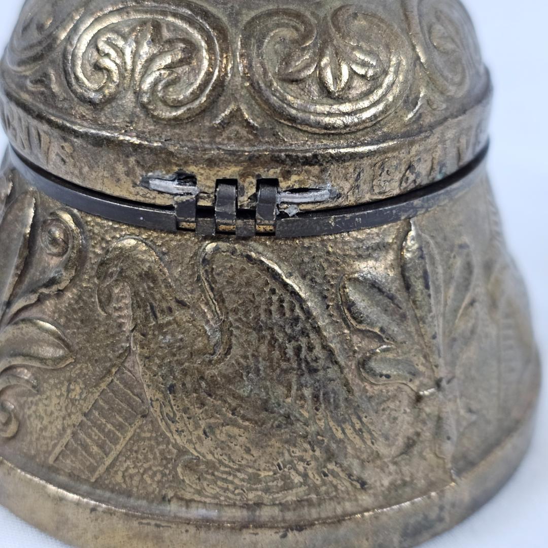 希少 ルーピング 8日間巻き ベル型置時計 スイス製