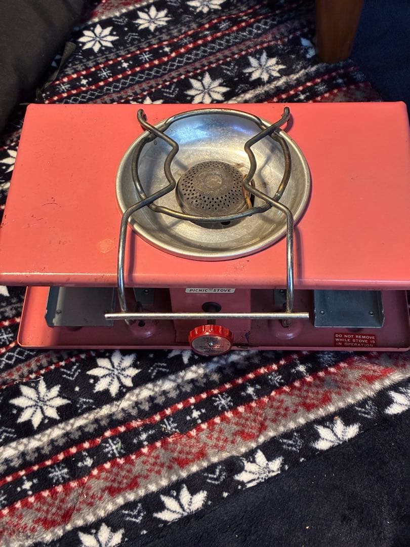 Coleman ピクニックストーブ　ピンク
