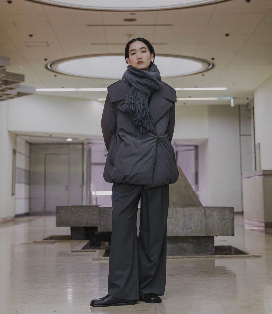 crewre ダブルブレストダウンジャケットcharcoalgray 1