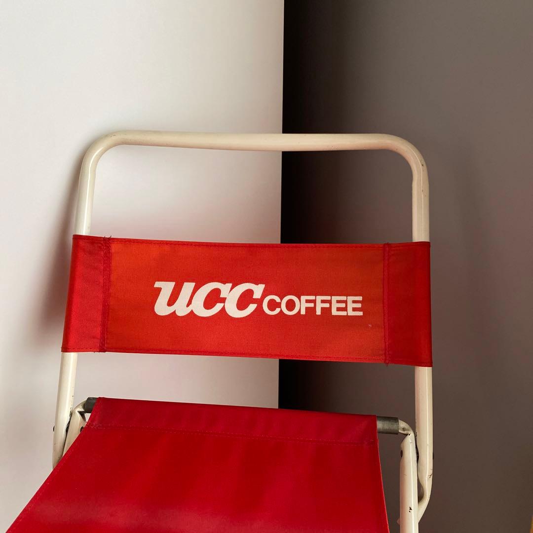 UCC COFFEE アウトドア チェア イス 椅子 キャンプ レトロ 昭和