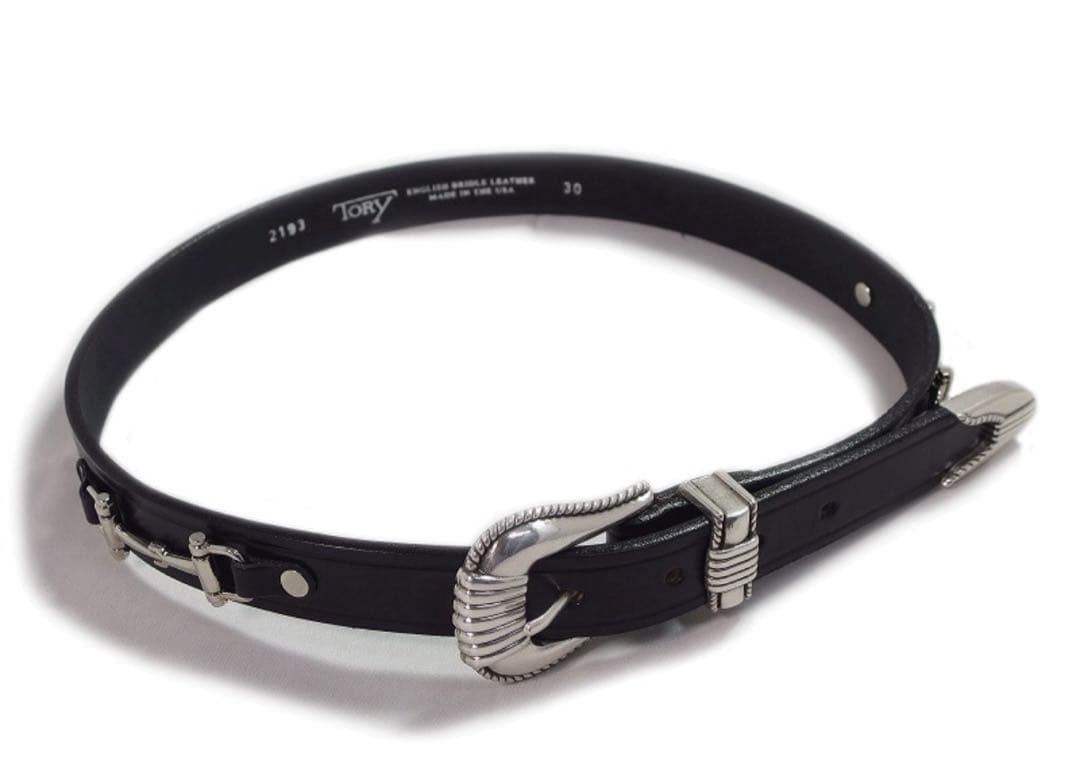 【TORY LEATHER】ウエスタンベルト 28