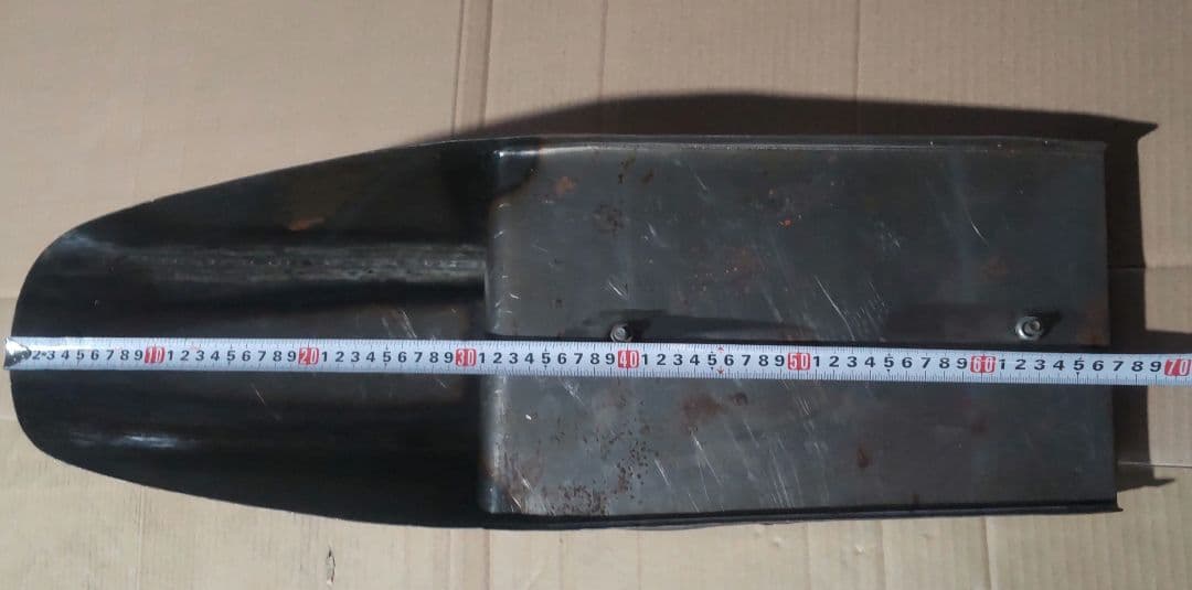 カフェレーサーカスタム シート付きリアフェンダー