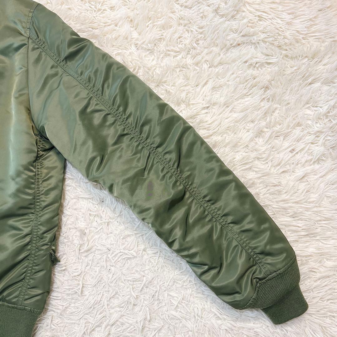 ✨極美品✨ アルファインダストリーズ MA-1 フライトジャケット オリーブ