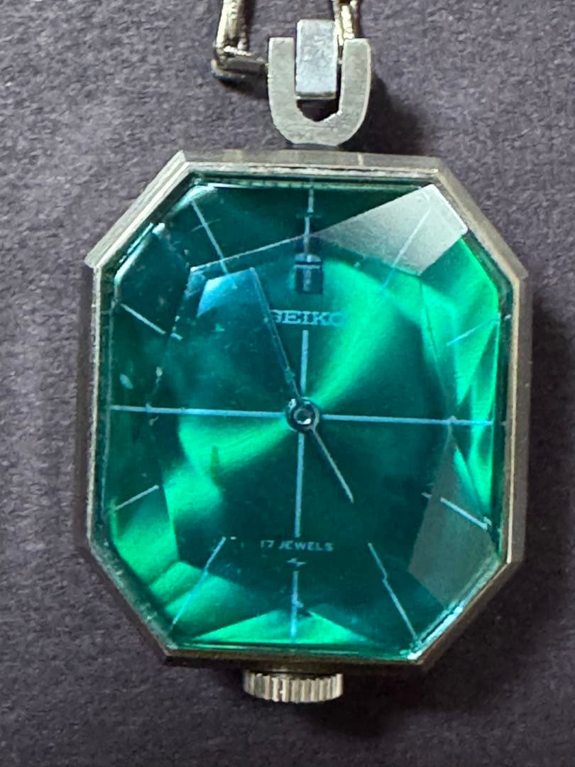 SEIKO ペンダントウォッチ 11-3710 裏スケルトン 時計