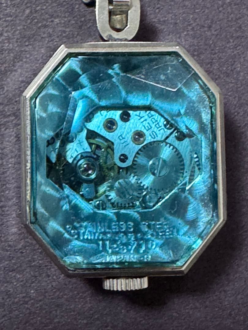 SEIKO ペンダントウォッチ 11-3710 裏スケルトン 時計