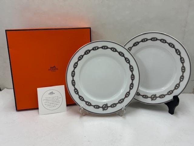 エルメス シェーヌダンクル プレート 2枚