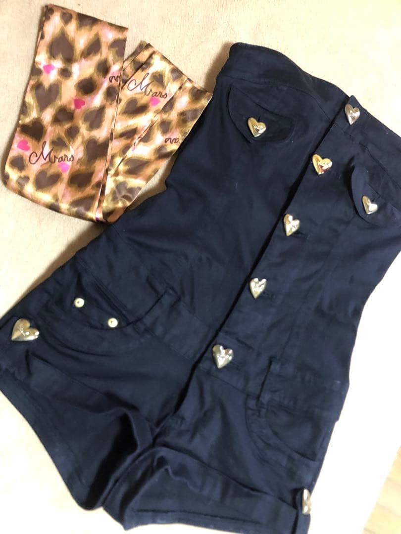 MA＊RS豹柄ベルト付き♡ ベアオールインワン　MARS サロペット