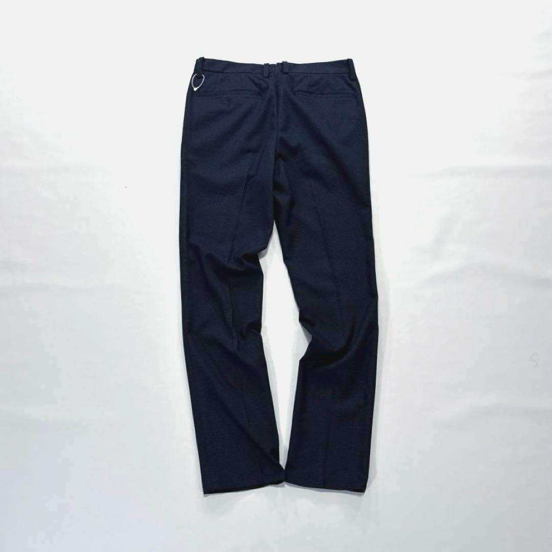 トラヴィスマシュー　ロングパンツ　31 L〜LL程度　ネイビー　総柄　千鳥格子