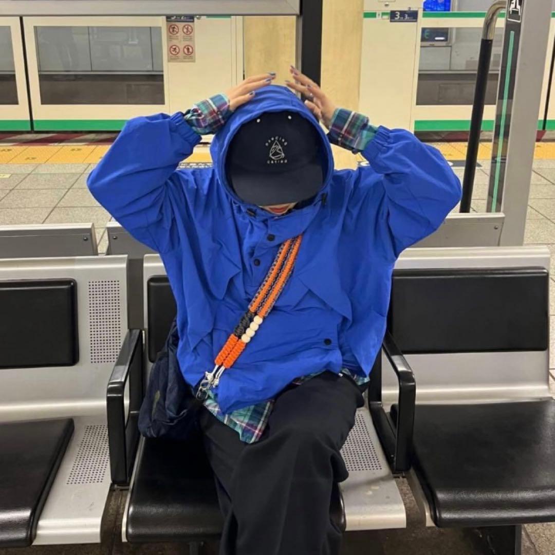 ☆USA製☆ L.L.Bean エルエルビーン アノラックパーカー ブルー