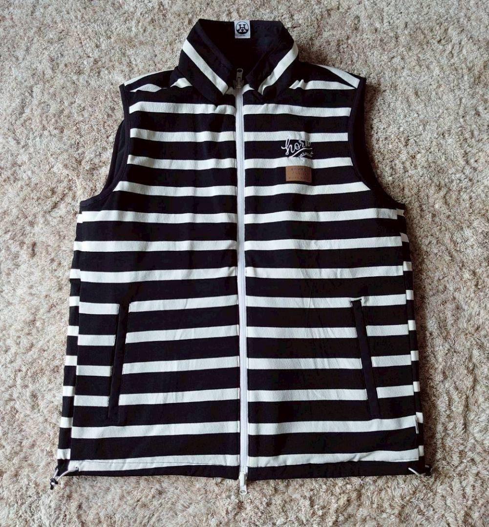 HORNGARMENT VACATION ノースリーブベスト ブラック