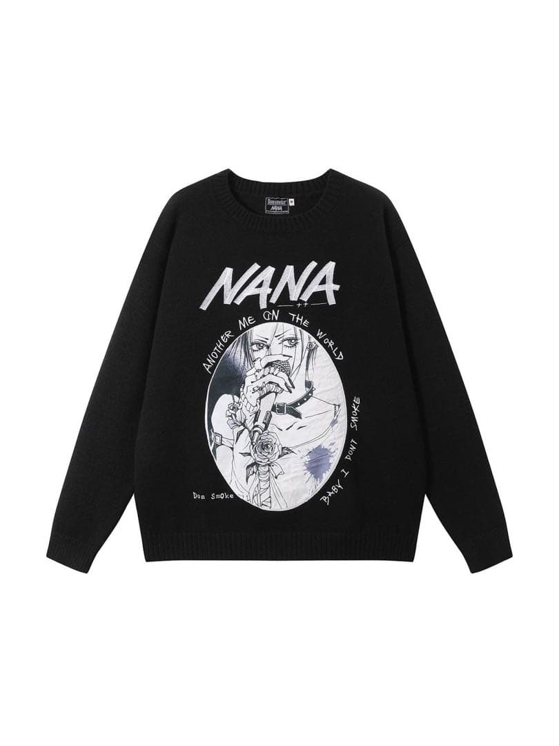 NANA×DSM コラボ　クルーネックニット