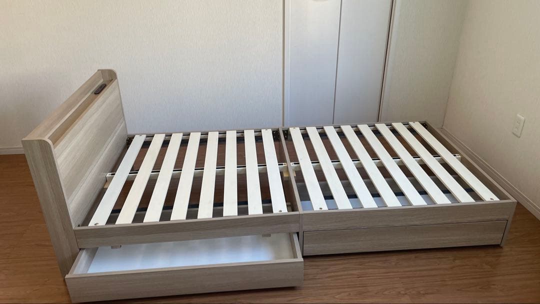 sarmon　引き出し付きシングルベッドフレーム