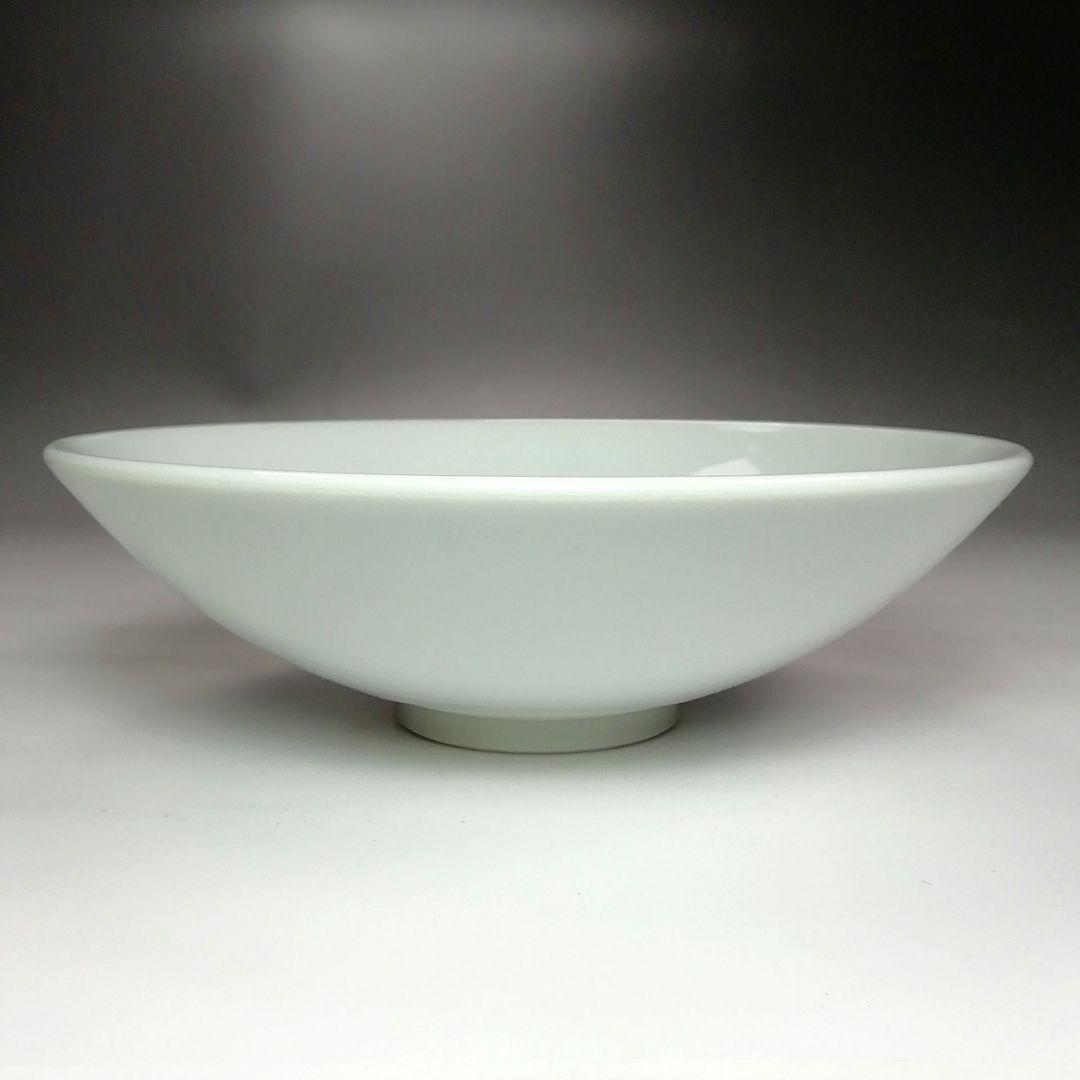 Ｓ５０６　茶碗　『白磁　平茶碗』『伊東慶作』　共箱　抹茶碗　茶道具