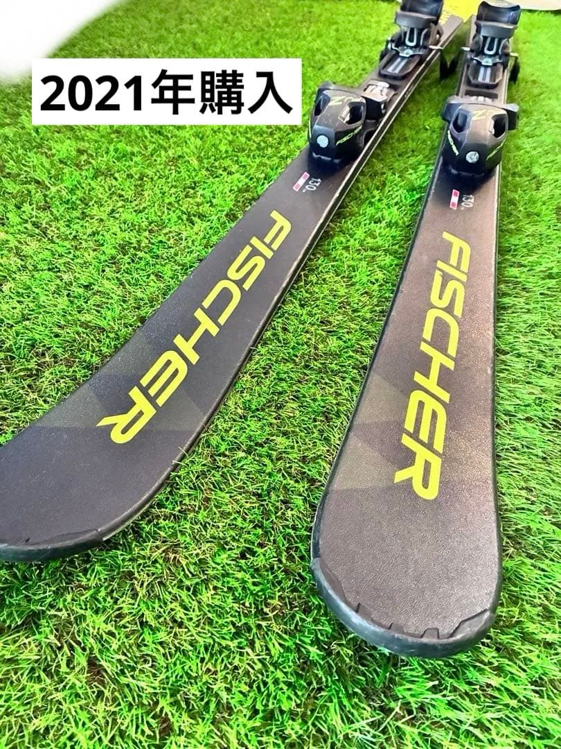 FISCHER RC4 RACE スキー 黒/黄 ジュニア用