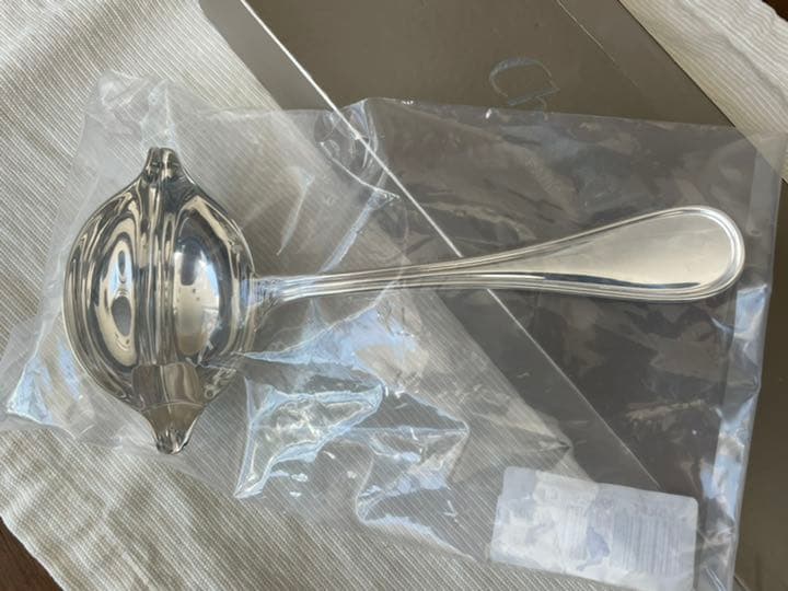 クリストフル グレービーレードル スターリングシルバー