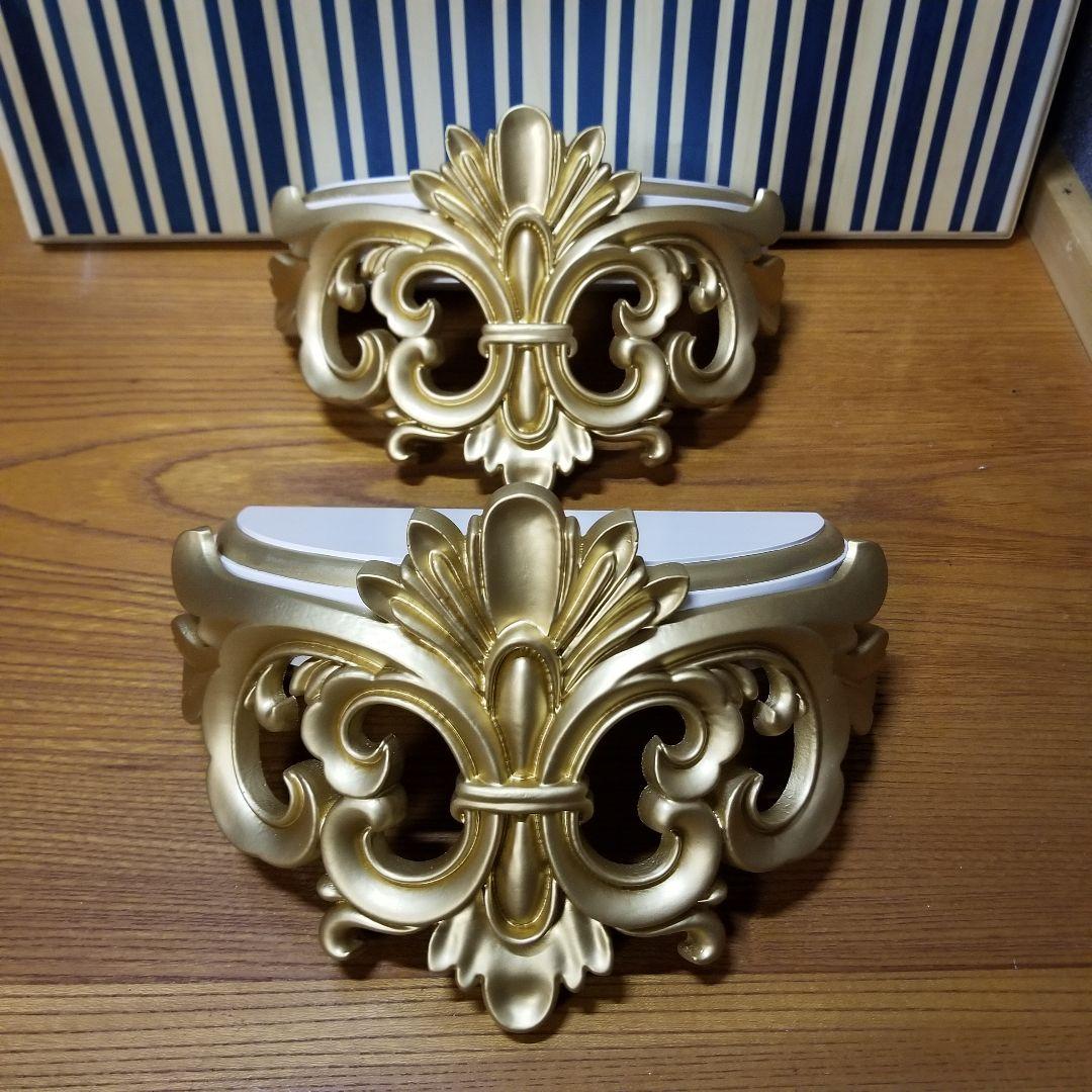 飾り棚　棚　ティアラ　シェルフ 2個セット　マントルピース