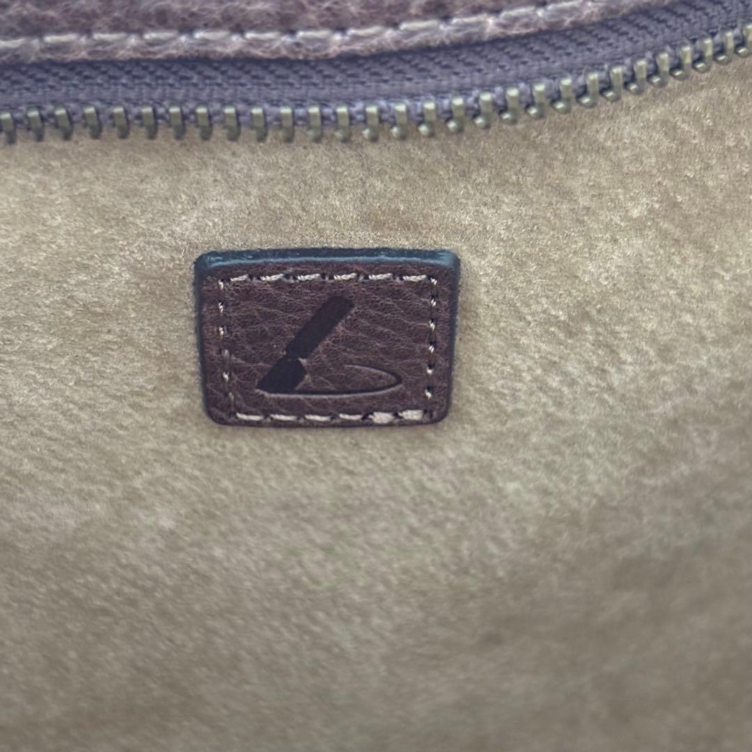 新品級　土屋鞄　トーンオイルヌメ　トートバッグ　2way 本革　シボ革　ブラウン