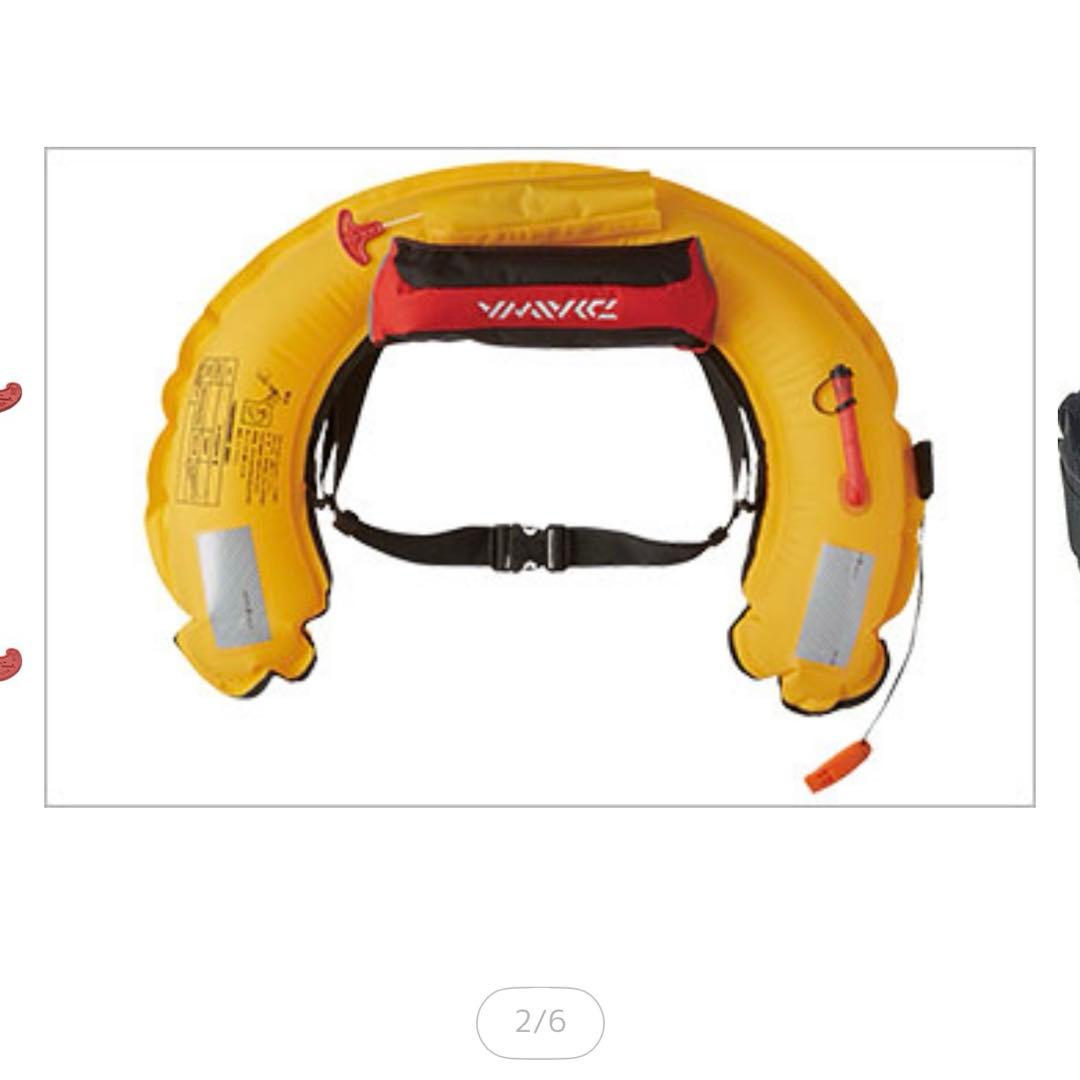 【新品未使用】自動膨張式ライフジャケット DF-2220 グレー