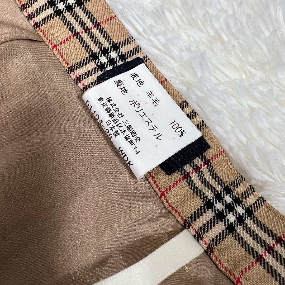 バーバリーゴルフ ノバチェック パンツ ウール100% 11号 Lサイズ