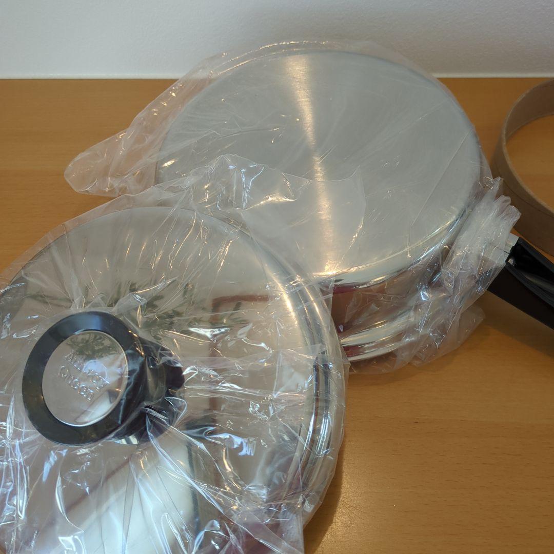 【新品・未使用】アムウェイ 中フライパン Amway 鍋 ステンレス