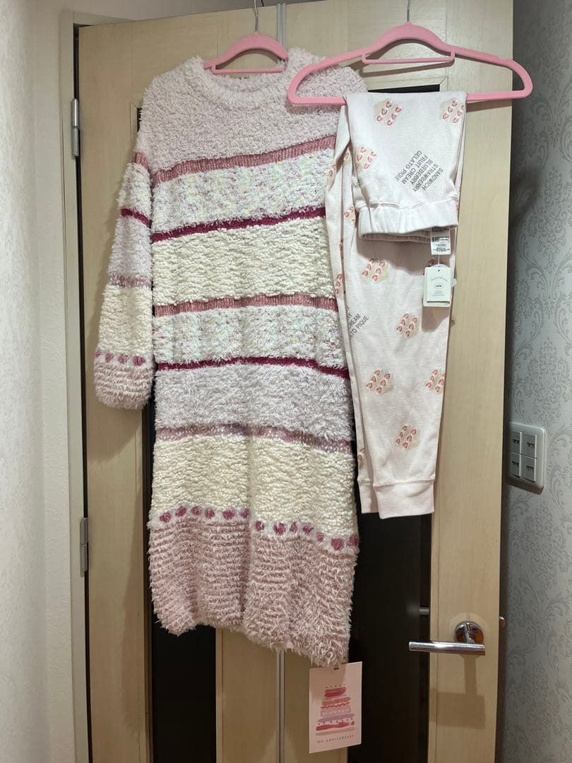 ジェラピケ 10周年 ショートケーキ柄♡上下セット タグ付き レギンス付き