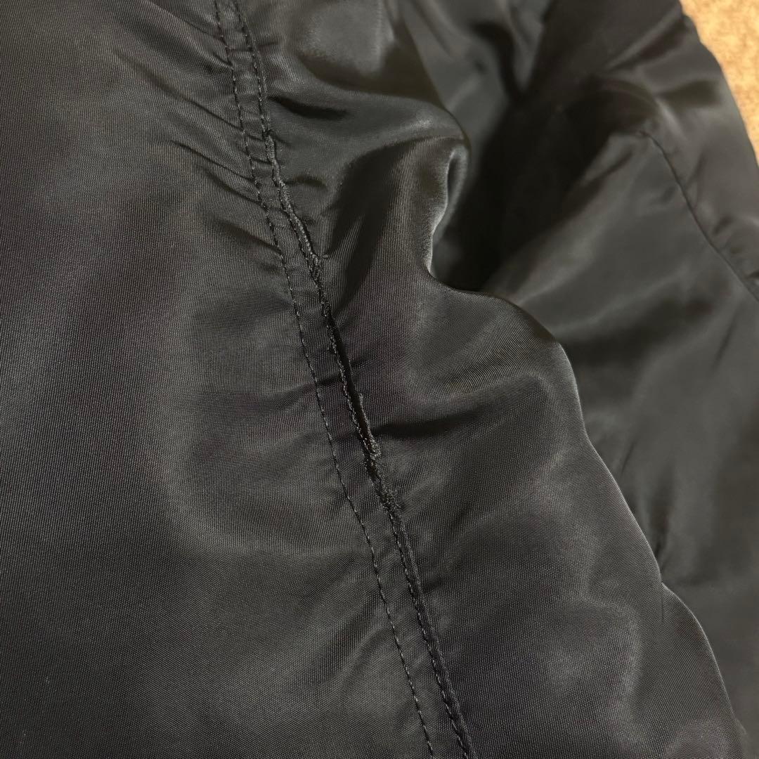 ALPHA MA-1 フライトジャケット　ミリタリー　USA製　バックロゴ　短丈