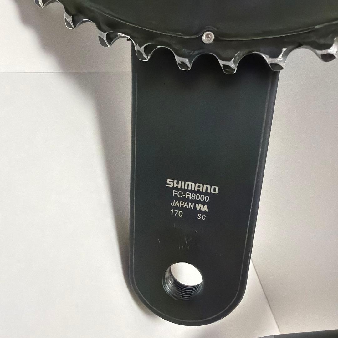 シマノアルテグラR8000クランクセット170mm 11速 機械式 50/34T