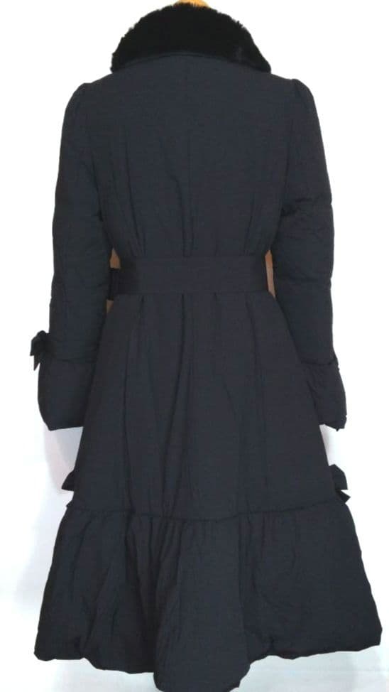 M’S GRACY エムズグレイシー ダウンコート リボン フェイクファー襟